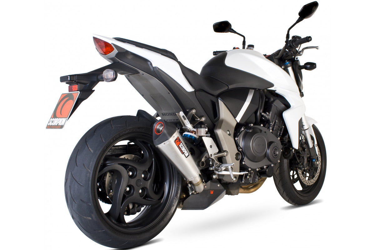 Scorpion RHA101SEO Honda CB1000 R Serket Taper Slip-On - Brushed Stainless Steel Sleeve | Duco Car Parts UK UK