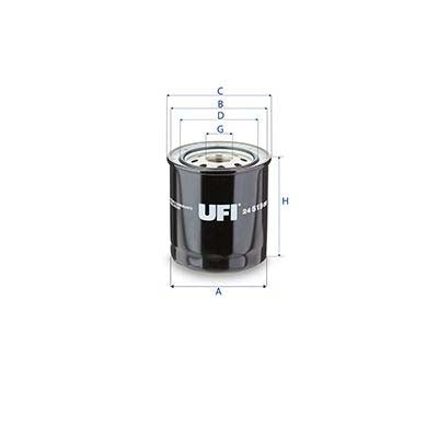 UFI 24.519.00 Fuel Filter
