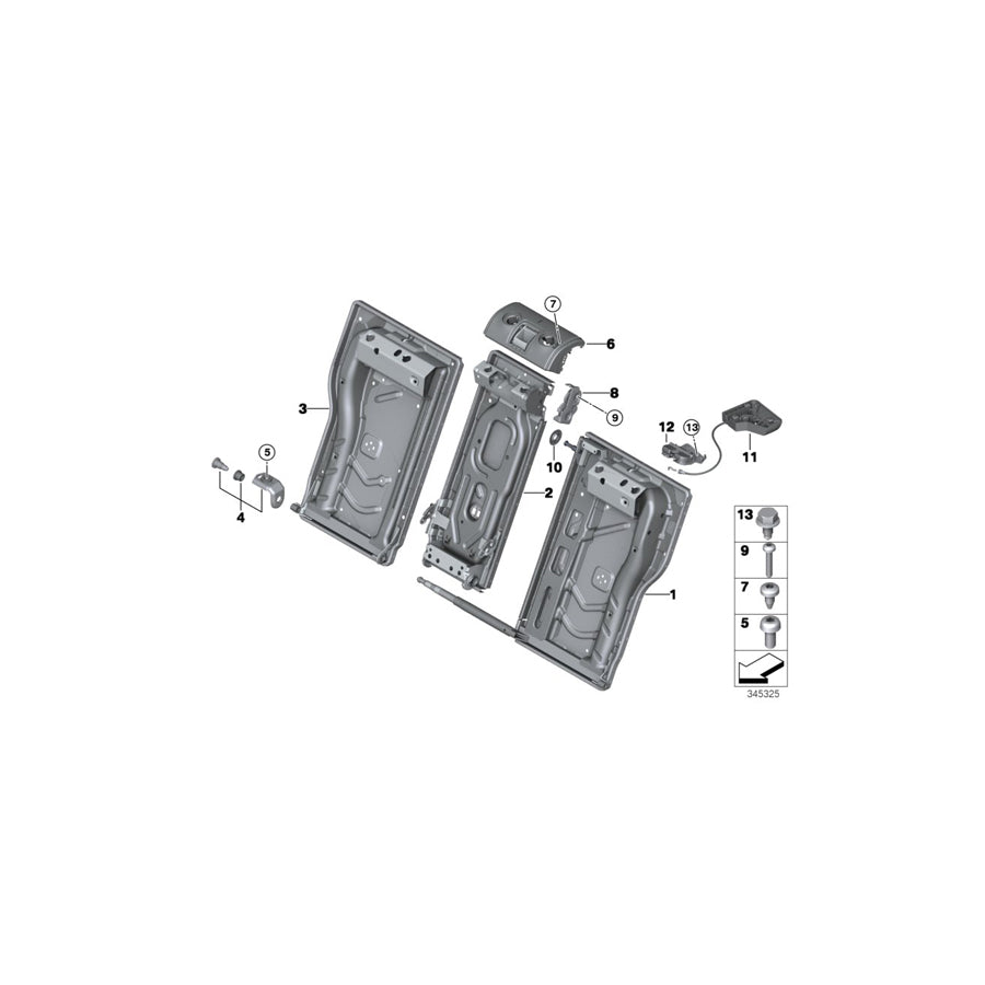 Genuine BMW 52207295733 F30 F22 F87 Cover SCHWARZ (Inc. 420d, 318i & 428i) | Duco Car Parts UK