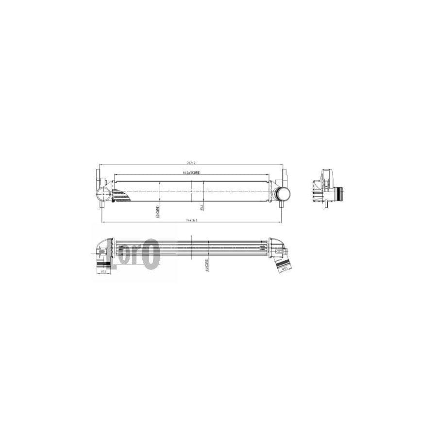 Abakus 0530180011 Intercooler | Duco Car Parts UK