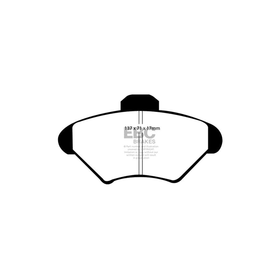 EBC PD01KF605 Ford Thunderbird Greenstuff Front Brake Pad & Plain Disc Kit  2 | Duco Car Parts UK Car Parts