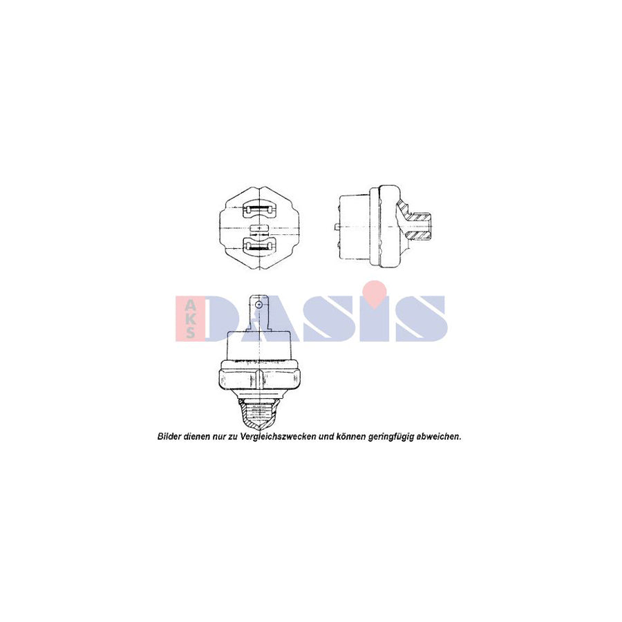 AKS Dasis 860370N Air Conditioning Pressure Switch | Duco Car Parts UK