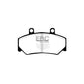 EBC PD03KF1610 Volvo Yellowstuff Front Brake Pad & Plain Disc Kit - ATE/Girling/TRW Caliper 2 | Duco Car Parts UK Car Parts