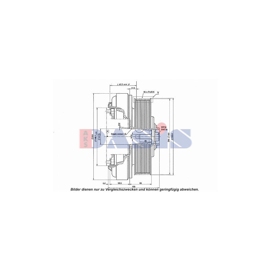 AKS Dasis 851253N Ac Compressor Clutch | Duco Car Parts UK