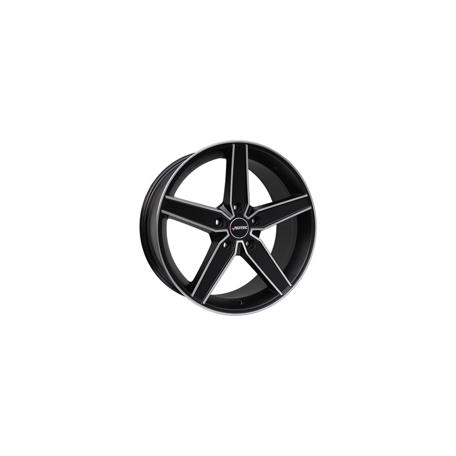 Autec Delano 7.5x17 ET45 D7517455052116 Matt Black Polished Wheel | Duco Car Parts UK Car Parts