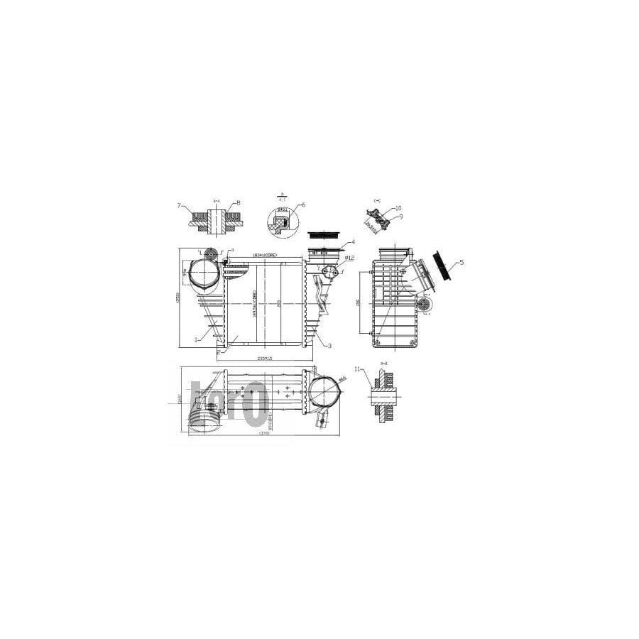 Abakus 0530180005 Intercooler | Duco Car Parts UK