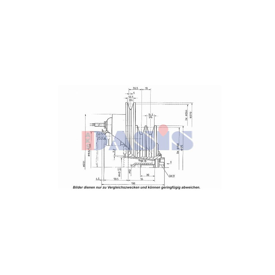 AKS Dasis 851266N Ac Compressor Clutch | Duco Car Parts UK