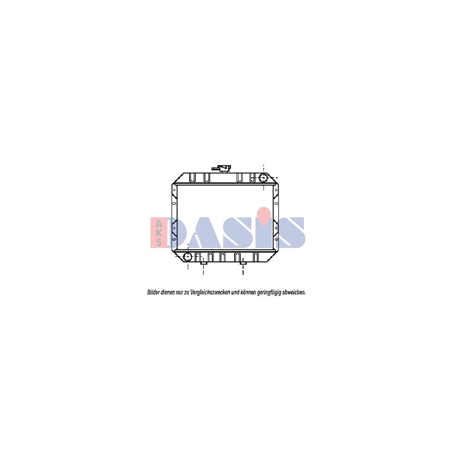 AKS Dasis 090049N Engine Radiator For Ford Taunus | Duco Car Parts UK