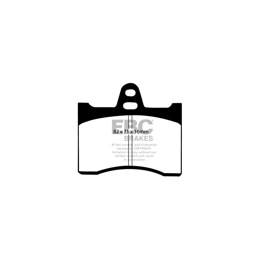 EBC PDKR249 Citroen Xantia Ultimax Rear Brake Pad & Plain Disc Kit - Citroen Caliper 2 | Duco Car Parts UK Car Parts