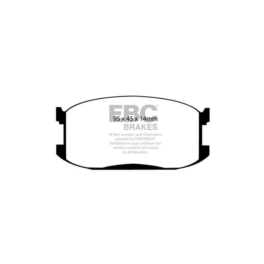 EBC PDKF1139 Mazda 323 Ultimax Front Brake Pad & Plain Disc Kit 2 | Duco Car Parts UK Car Parts