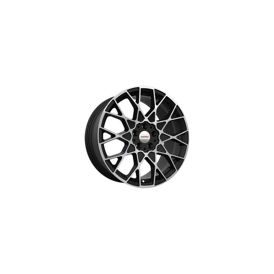 Speedline Corse SL3 Cesare 8x19 ET45 SL3.9805.21X/332 Matt Black Front Diamond Cut Wheel | Duco Car Parts UK Car Parts