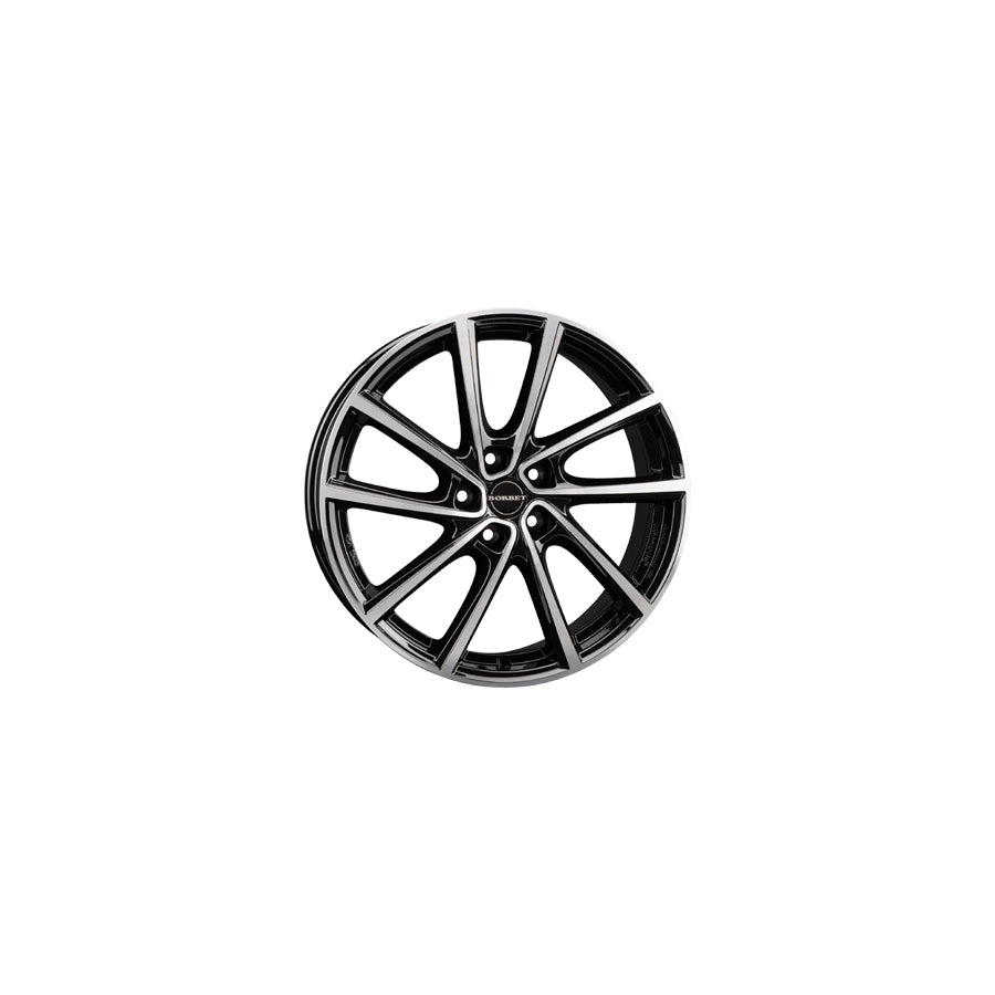 Borbet V 7x19 ET34 V 70934112566,5BPG Black Glossy Polished Wheel | Duco Car Parts UK Car Parts
