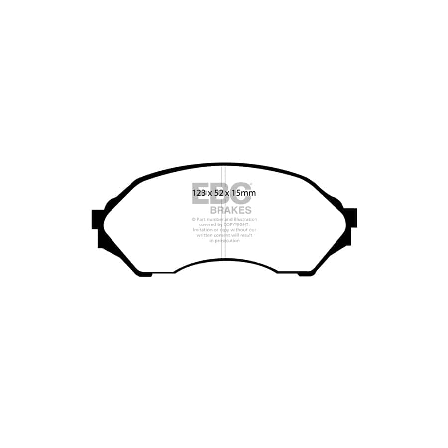 EBC PDKF1141 Mazda 323 Ultimax Front Brake Pad & Plain Disc Kit 2 | Duco Car Parts UK Car Parts