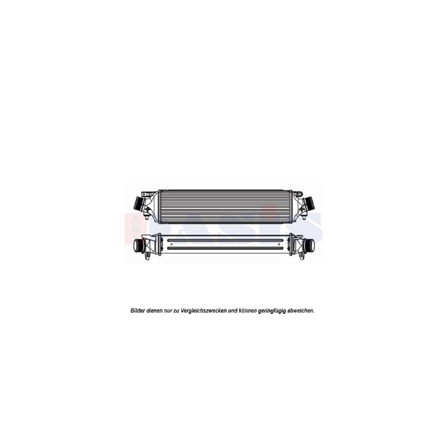AKS Dasis 017003N Intercooler For Alfa Romeo Giulietta Hatchback (940) | Duco Car Parts UK