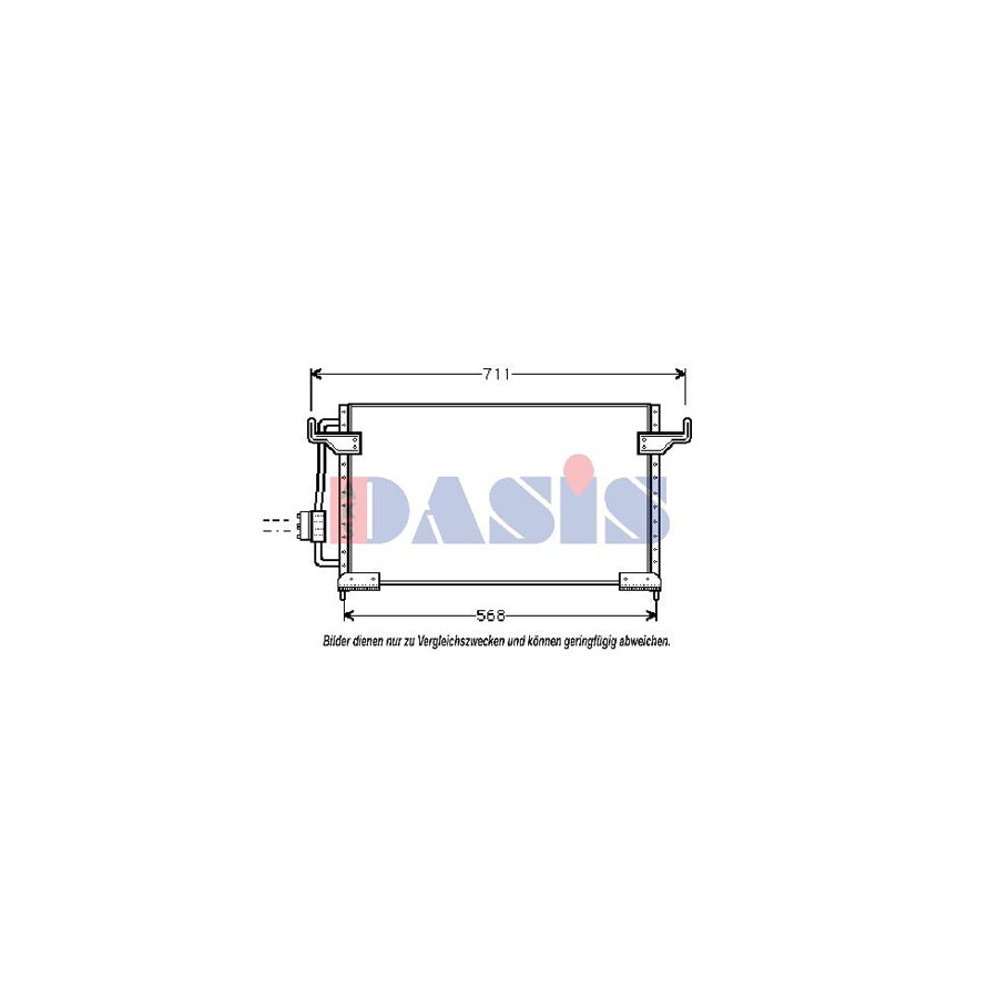 AKS Dasis 062100N Air Conditioning Condenser | Duco Car Parts UK
