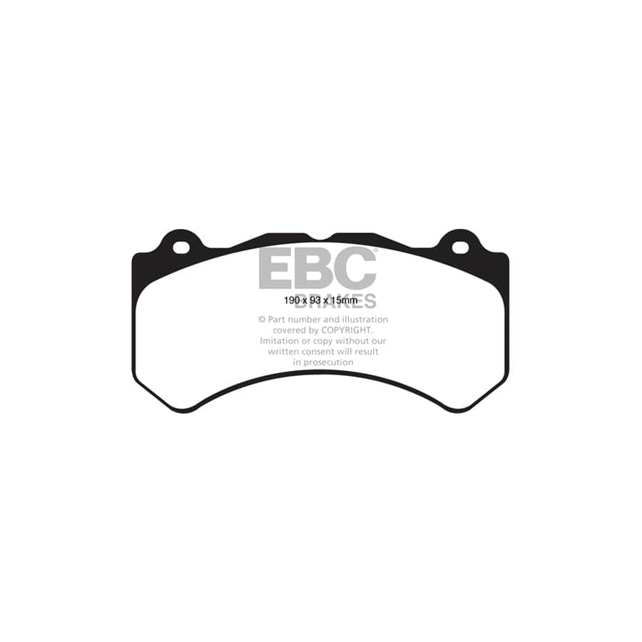 EBC PD12KF335 Cadillac Chevrolet Redstuff Front Brake Pad & GD Disc Kit - Brembo Caliper (Inc. CTS-V & Camaro) 2 | Duco Car Parts UK Car Parts