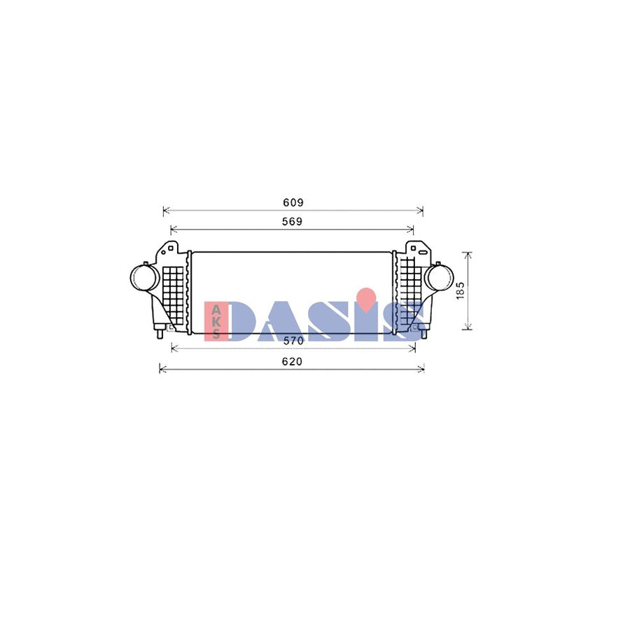 AKS Dasis 017004N Intercooler For Alfa Romeo 4C Coupe (960_) | Duco Car Parts UK