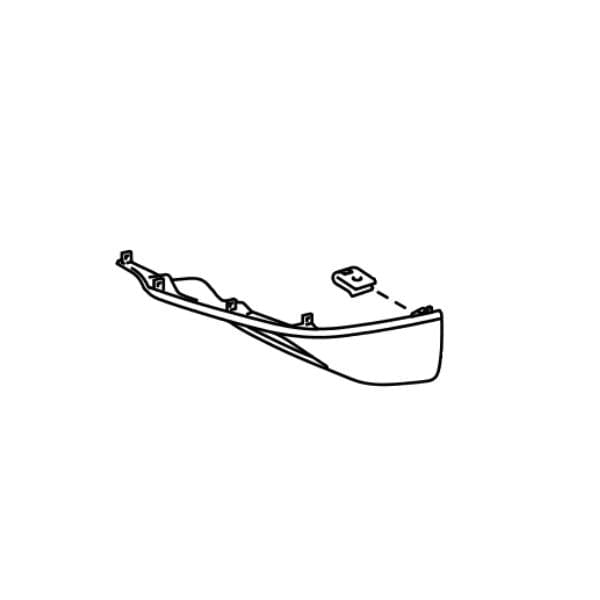 Genuine Lexus 52712-48010 RX Phase 3 N/S Lower Corner Splitter