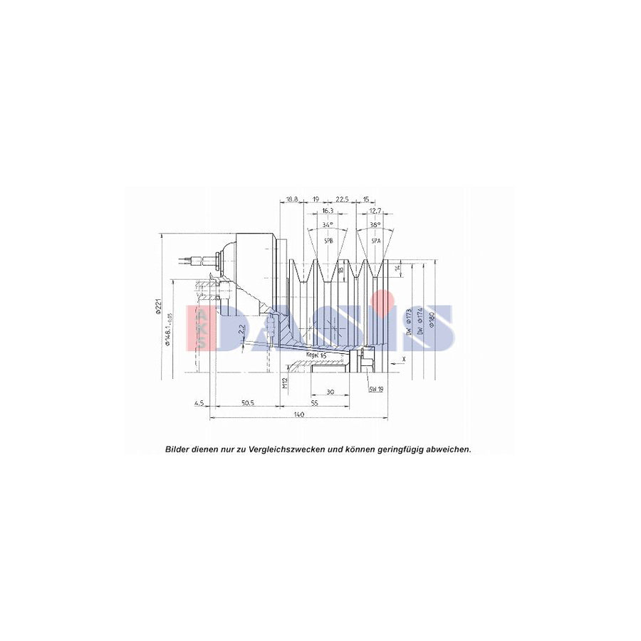 AKS Dasis 851275N Ac Compressor Clutch | Duco Car Parts UK