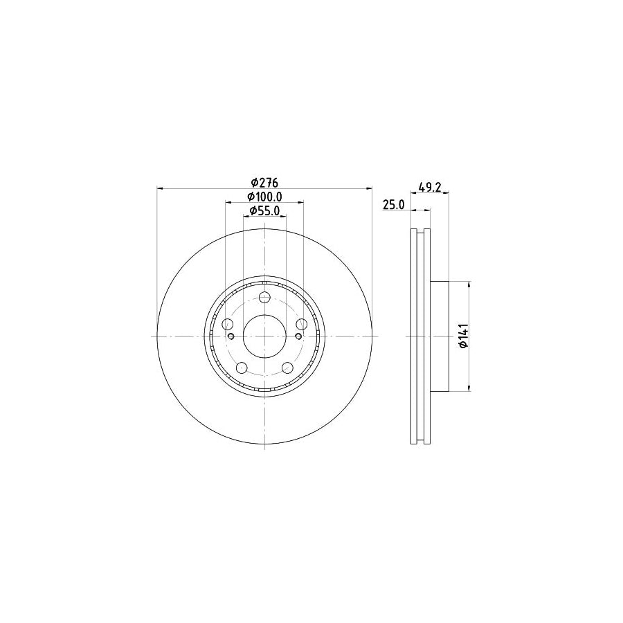 Hella 8ML 376 746-451 Intercooler