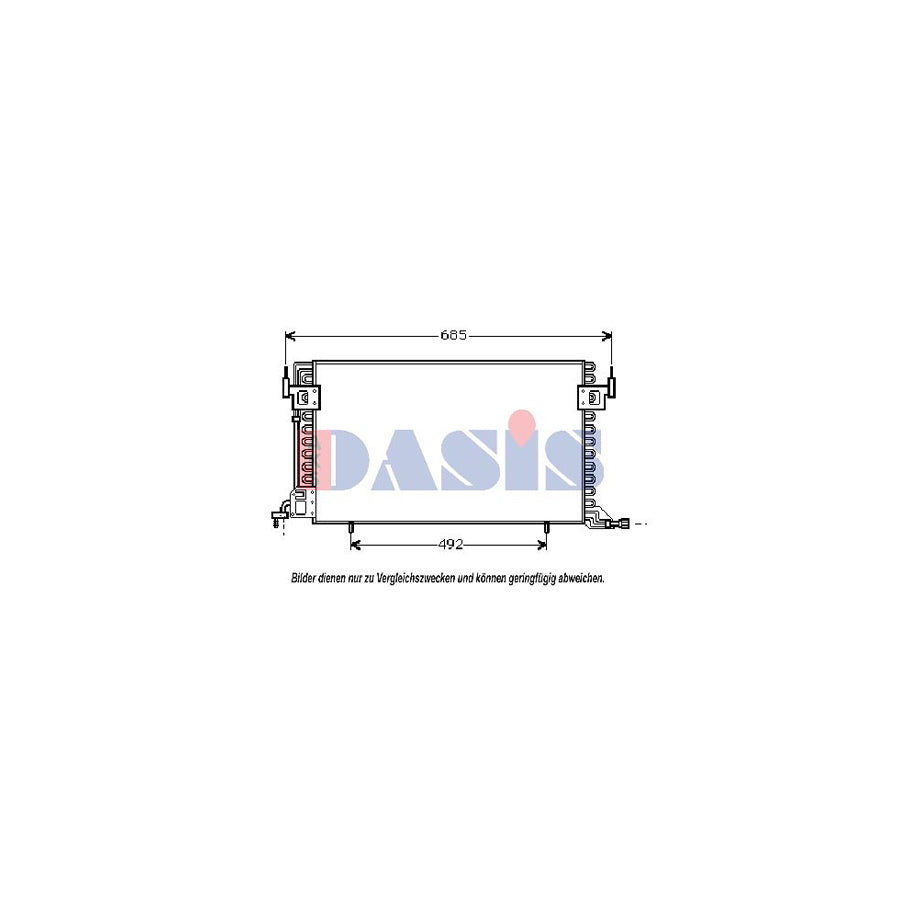 AKS Dasis 062340N Air Conditioning Condenser | Duco Car Parts UK