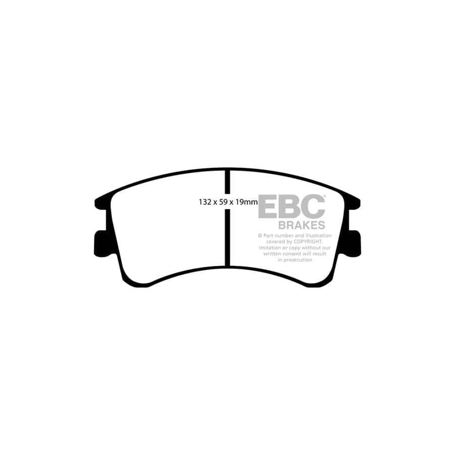 EBC PD40K1110 Mazda 6 Ultimax Pad & Plain Disc Kit - Akebono Caliper 2 | Duco Car Parts UK Car Parts