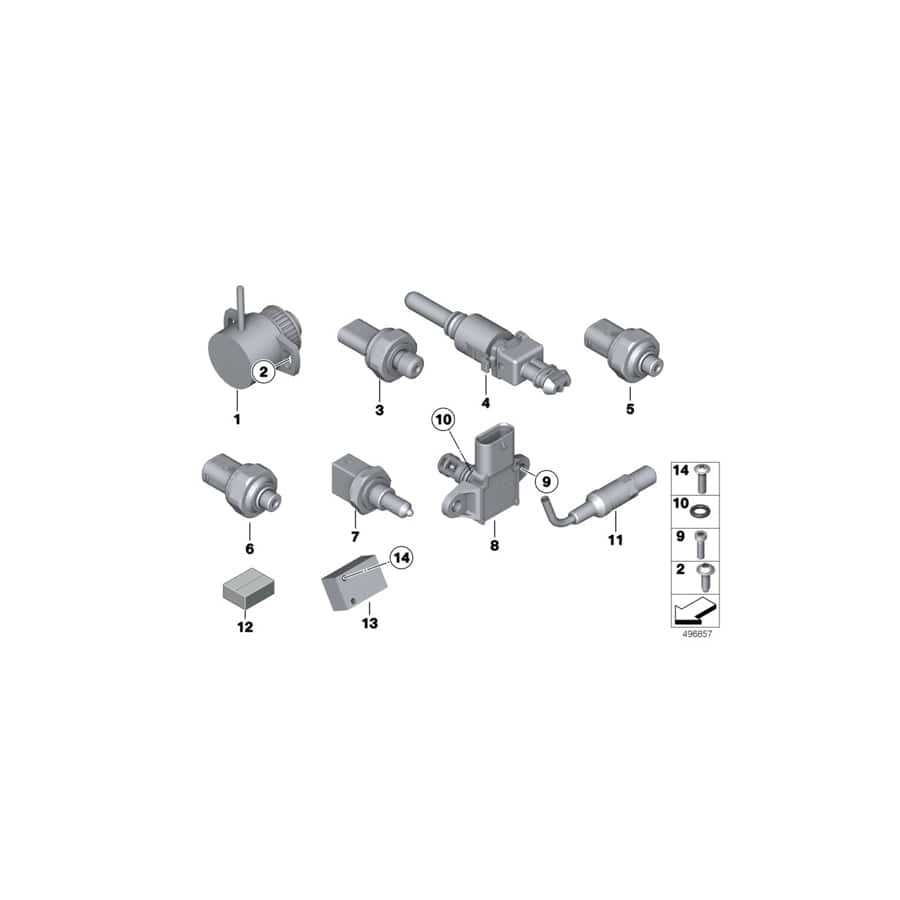 Genuine BMW 35208281821 BMW Fillister Head Screw M3X16 10.9 (Inc.  & M6 GT3) | Duco Car Parts UK Car Parts