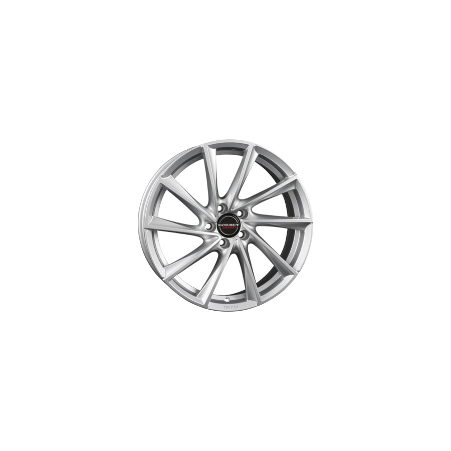 Borbet VTX 9.5x19 ET51 VTX 95951112566,5BS Brilliant Silver Wheel | Duco Car Parts UK Car Parts