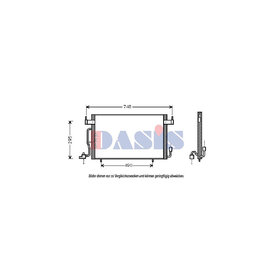 AKS Dasis 062370N Air Conditioning Condenser | Duco Car Parts UK