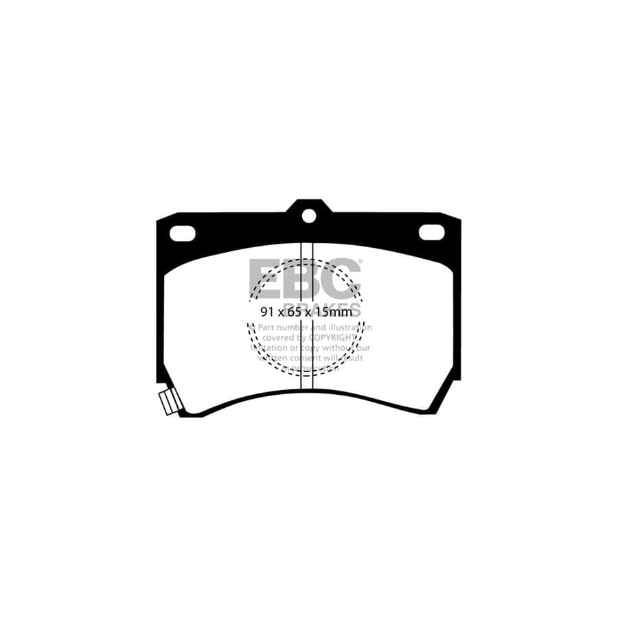 EBC PDKF1143 Mazda 323 Ultimax Front Brake Pad & Plain Disc Kit - Akebono Caliper 2 | Duco Car Parts UK Car Parts