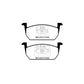 EBC PD03KF1649 Audi Seat Skoda VW Yellowstuff Front Brake Pad & Plain Disc Kit - Girling/TRW Caliper 2 | Duco Car Parts UK Car Parts