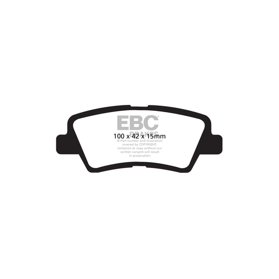 EBC PDKR985 Kia Carens Ultimax Rear Brake Pad & Plain Disc Kit 2 | Duco Car Parts UK Car Parts