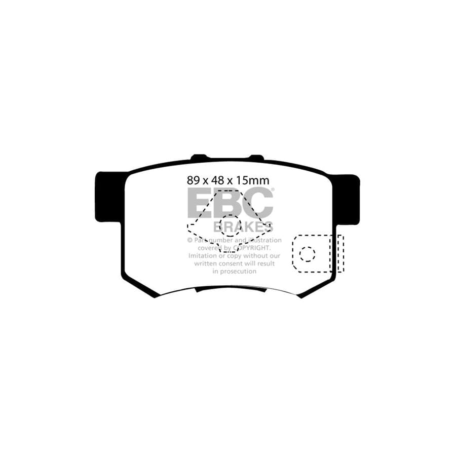 EBC PD11KR076 Honda CR-V Mk2 Greenstuff Rear Brake Pad & GD Disc Kit 2 | Duco Car Parts UK Car Parts