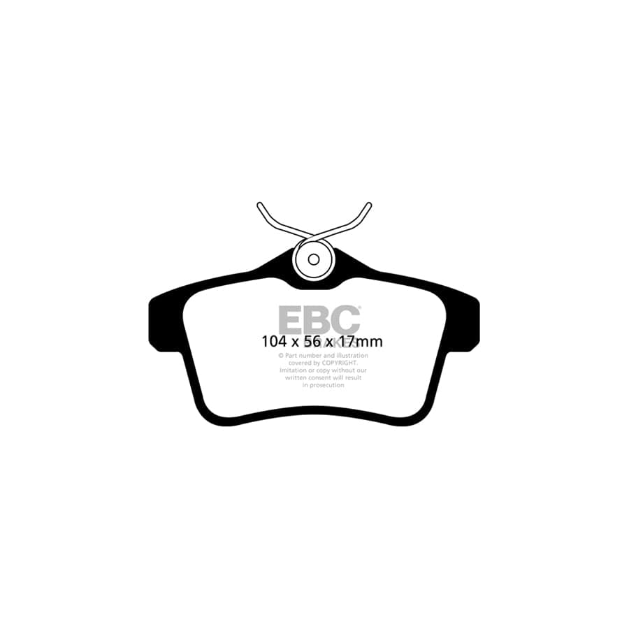 EBC PDKR259 Citroen C4 Ultimax Rear Brake Pad & Plain Disc Kit 2 | Duco Car Parts UK Car Parts
