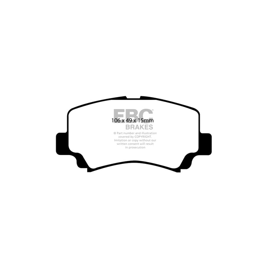 EBC PDKF1475 Opel Vauxhall Agila Ultimax Front Brake Pad & Plain Disc Kit 2 | Duco Car Parts UK Car Parts