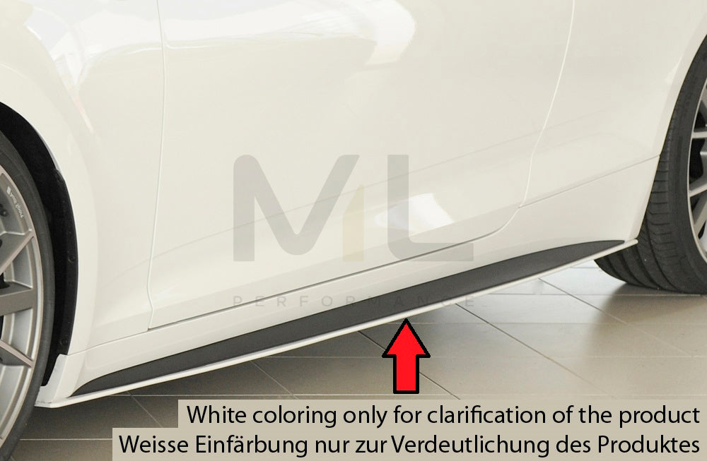Rieger 00055486 Audi B9 F5 Side Skirt Splitter (A5 & S5) 1 | Duco Car Parts UK Car Parts