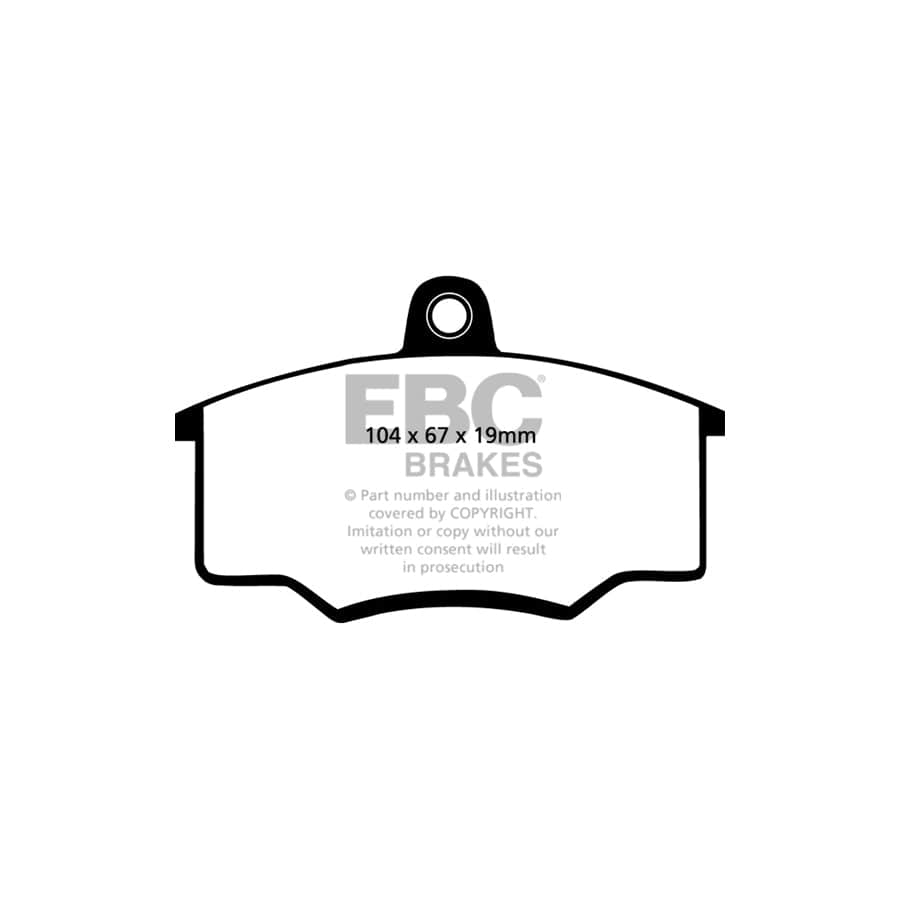 EBC PDKF115 Audi 100 Ultimax Front Brake Pad & Plain Disc Kit 2 | Duco Car Parts UK Car Parts