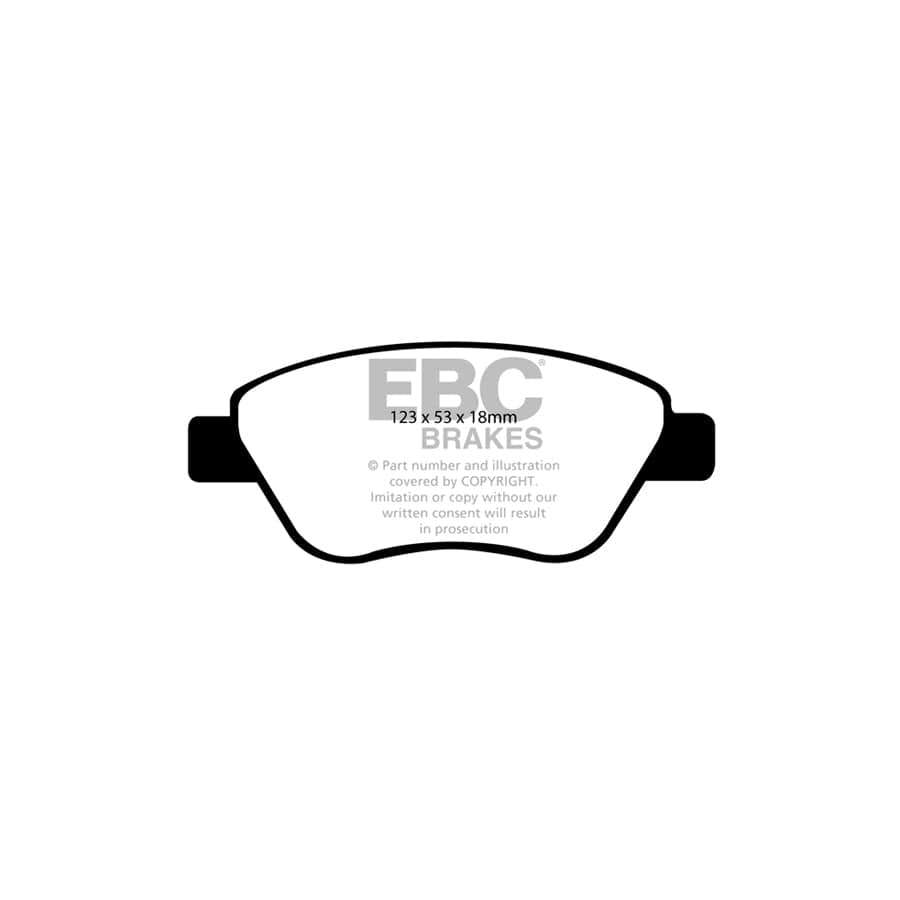 EBC PDKF1474 Opel Vauxhall Ultimax Front Brake Pad & Plain Disc Kit (Inc. Adam & Corsa D) 2 | Duco Car Parts UK Car Parts