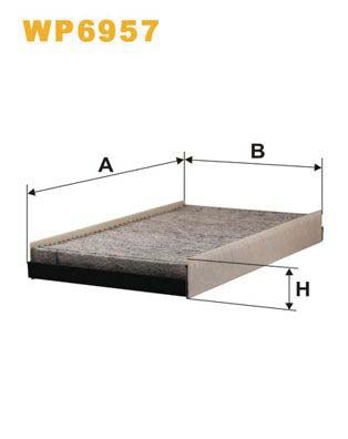 WIX Filters WP6957 Pollen Filter For Fiat Multipla (186)