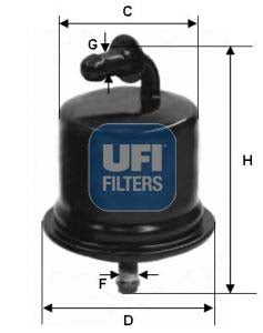 UFI 31.724.00 Fuel Filter For Suzuki Alto