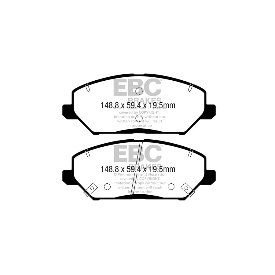 EBC PD40K2627 Hyundai Kia Ultimax Pad & Plain Disc Kit (Inc. i-30, Ceed, XCeed) 2 | Duco Car Parts UK Car Parts