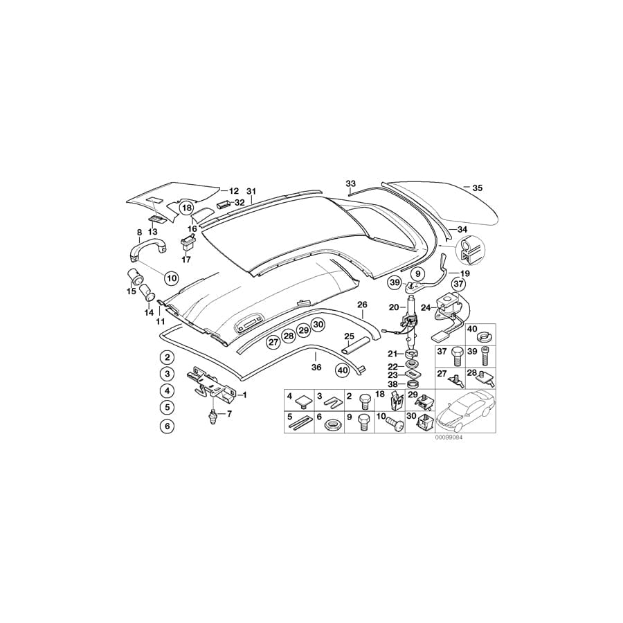 Genuine BMW 54218228926 E46 Lever Right (Inc. 320Ci, 325Ci & 320Cd) | Duco Car Parts UK Car Parts