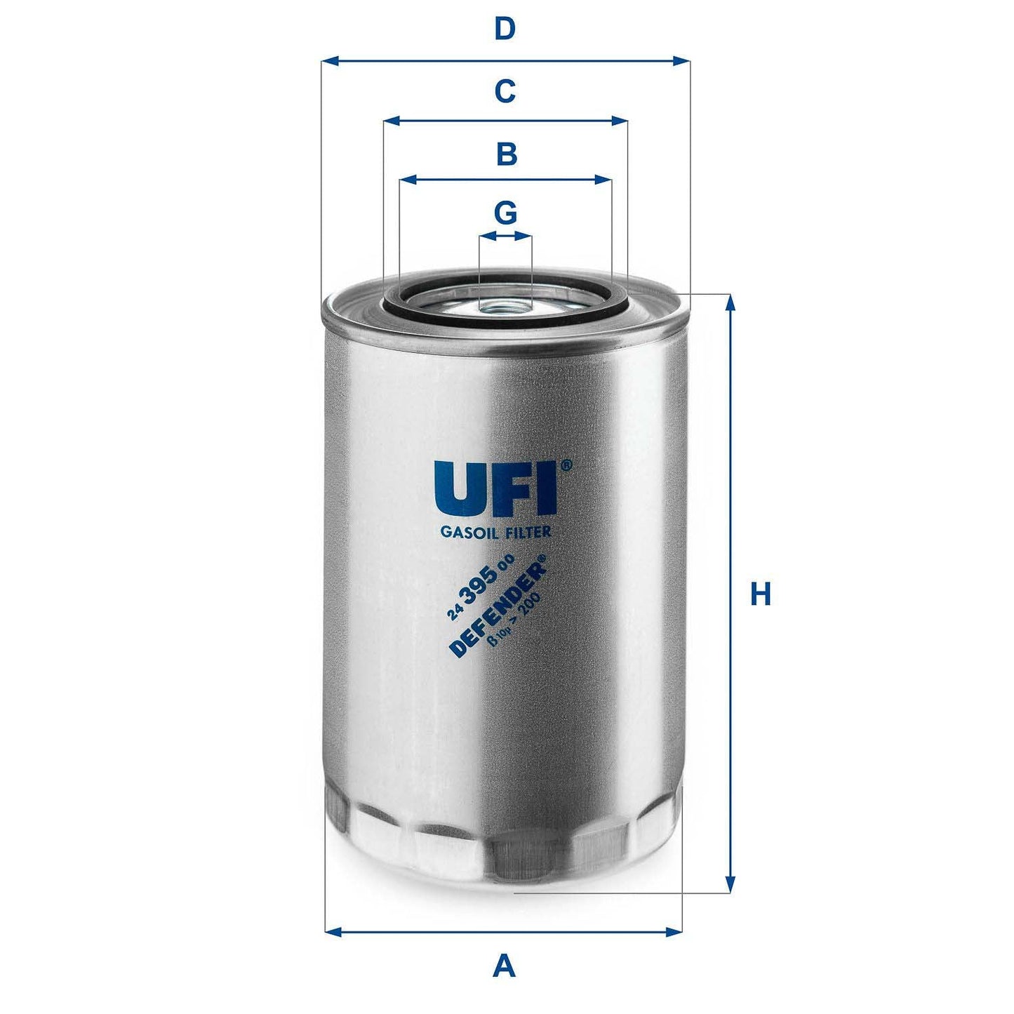 UFI 24.395.00 Fuel Filter