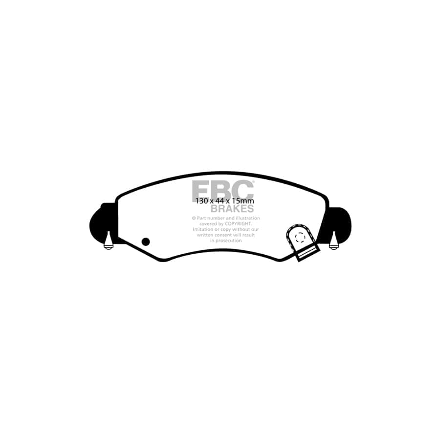 EBC PDKF1476 Opel Suzuki Vauxhall Ultimax Front Brake Pad & Plain Disc Kit (Inc. Agila & Wagon-R) 2 | Duco Car Parts UK Car Parts