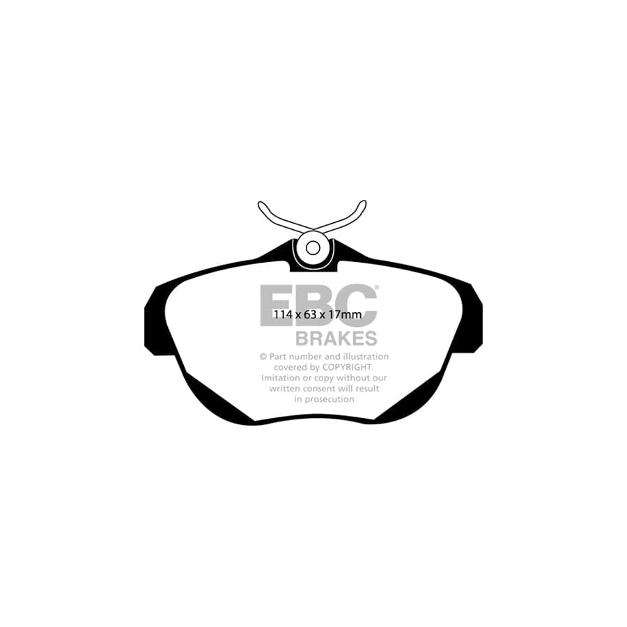 EBC PDKR265 Citroen C6 Ultimax Rear Brake Pad & Plain Disc Kit 2 | Duco Car Parts UK Car Parts