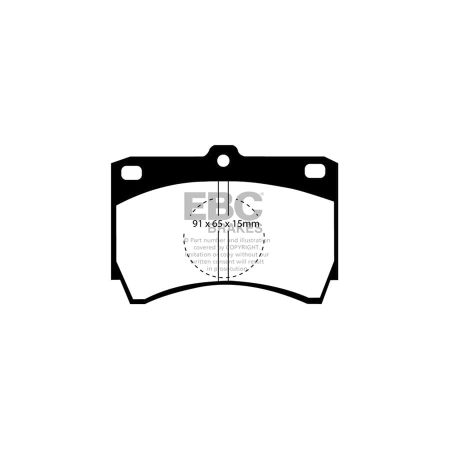 EBC PDKF1150 Mazda 323 Ultimax Front Brake Pad & Plain Disc Kit 2 | Duco Car Parts UK Car Parts