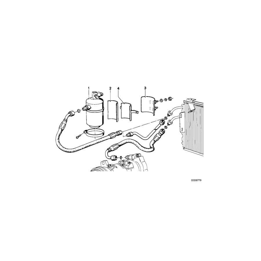 Genuine BMW 64531359152 E12 E24 Holder (Inc. 633CSi, 530i & 628CSi) | Duco Car Parts UK Car Parts