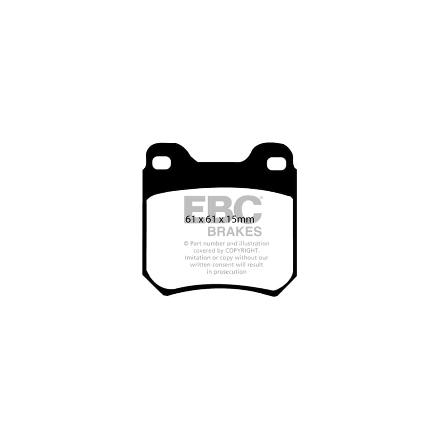EBC PD16KR063 Saab 45055 Greenstuff Rear Brake Pad & BSD Disc Kit - ATE Caliper 2 | Duco Car Parts UK Car Parts