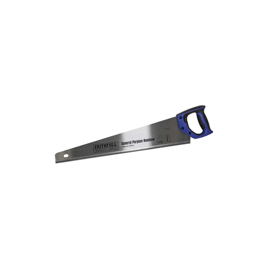 Faithfull FAISAWG22 General-Purpose Hardpoint Handsaw 550mm (22in) 8 TPI | Duco Car Parts UK