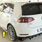 Rieger 00059516 VW Mk7 Golf GTI-TCR Side Skirt Splitter 10 | Duco Car Parts UK Car Parts